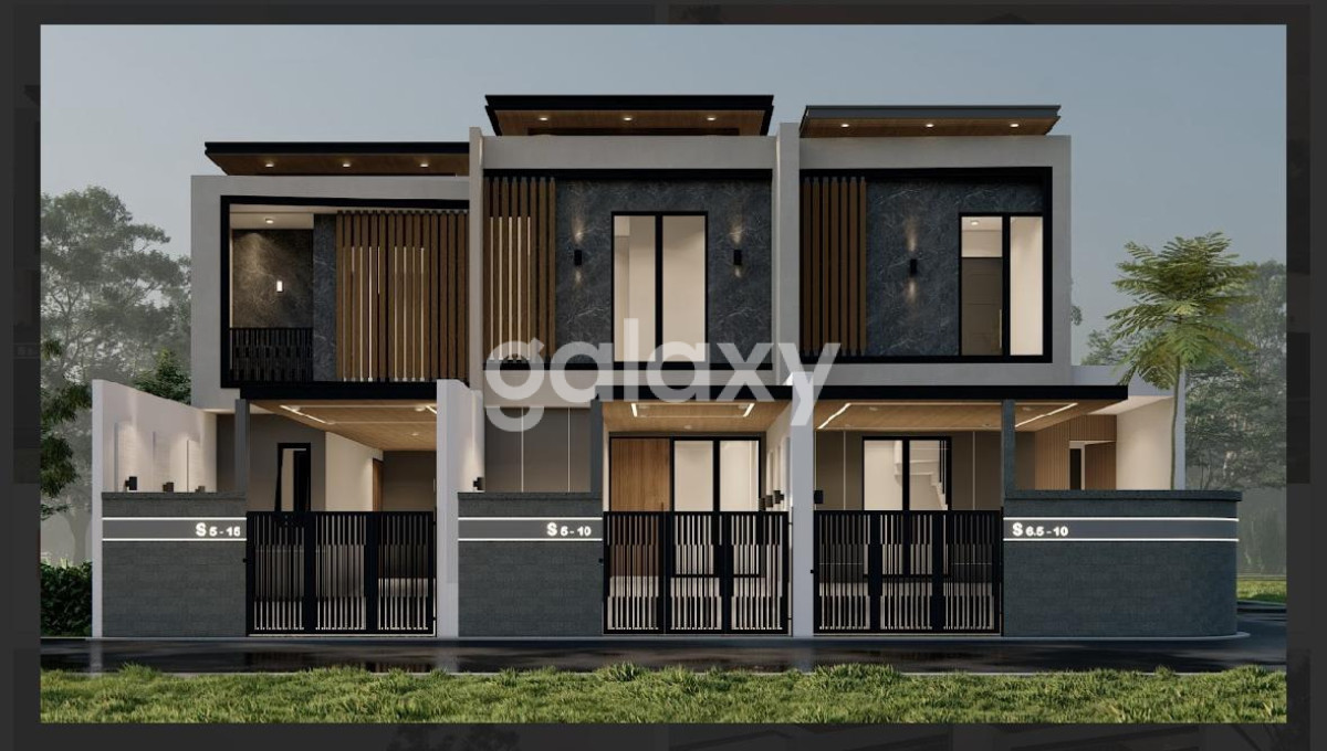 JUAL RUMAH BARU GRESS MODERN TROPICAL SEMOLOWARU ELOK STRATEGIS