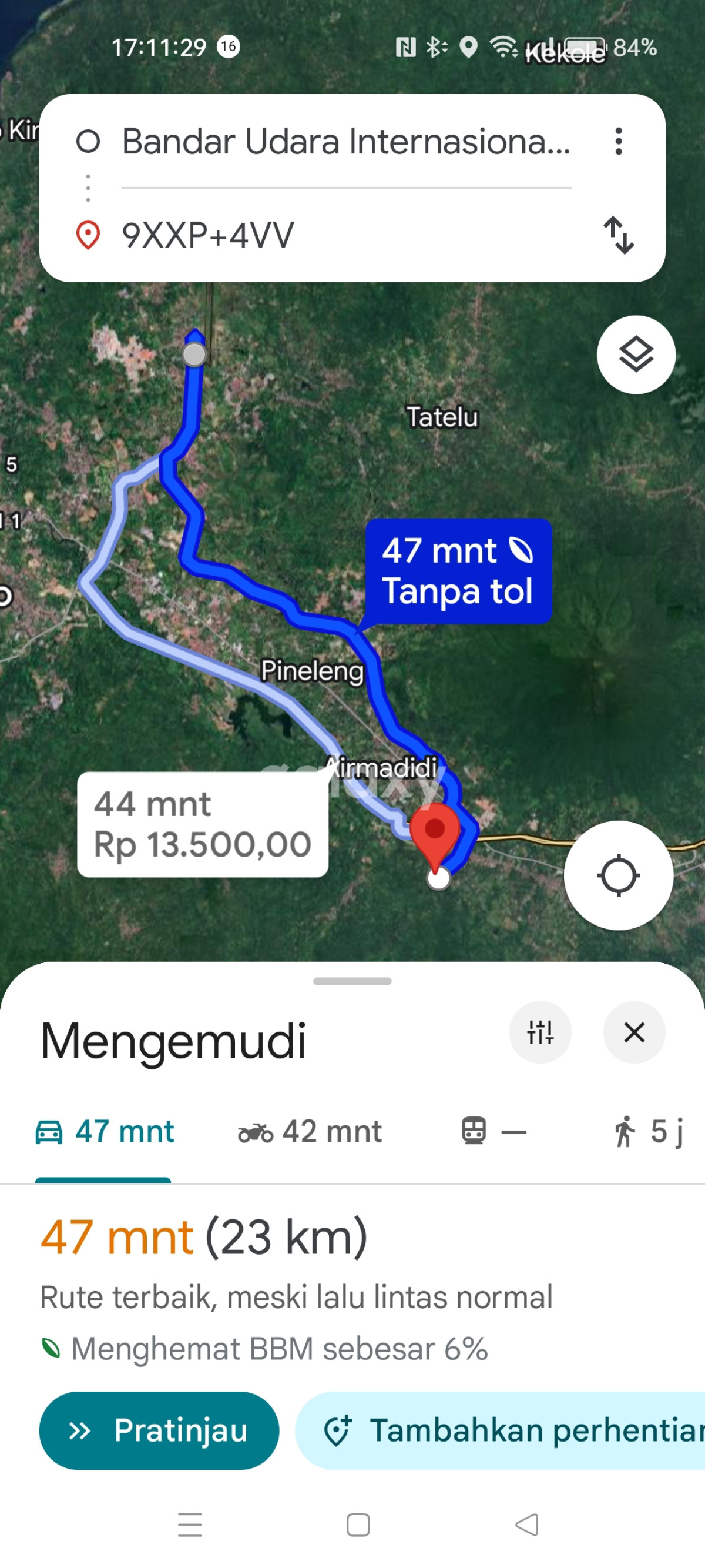 Lahan strategis dg 1 sumber mata air bisa diminum di Tumaluntung Minahasa Utara