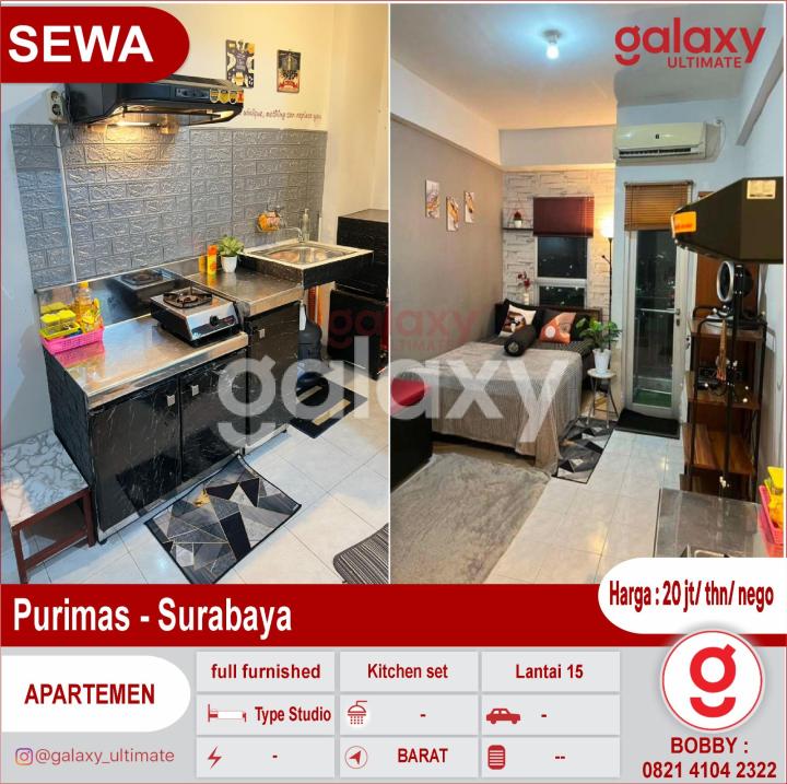 Apartemen Studio Purimas Surabaya Timur