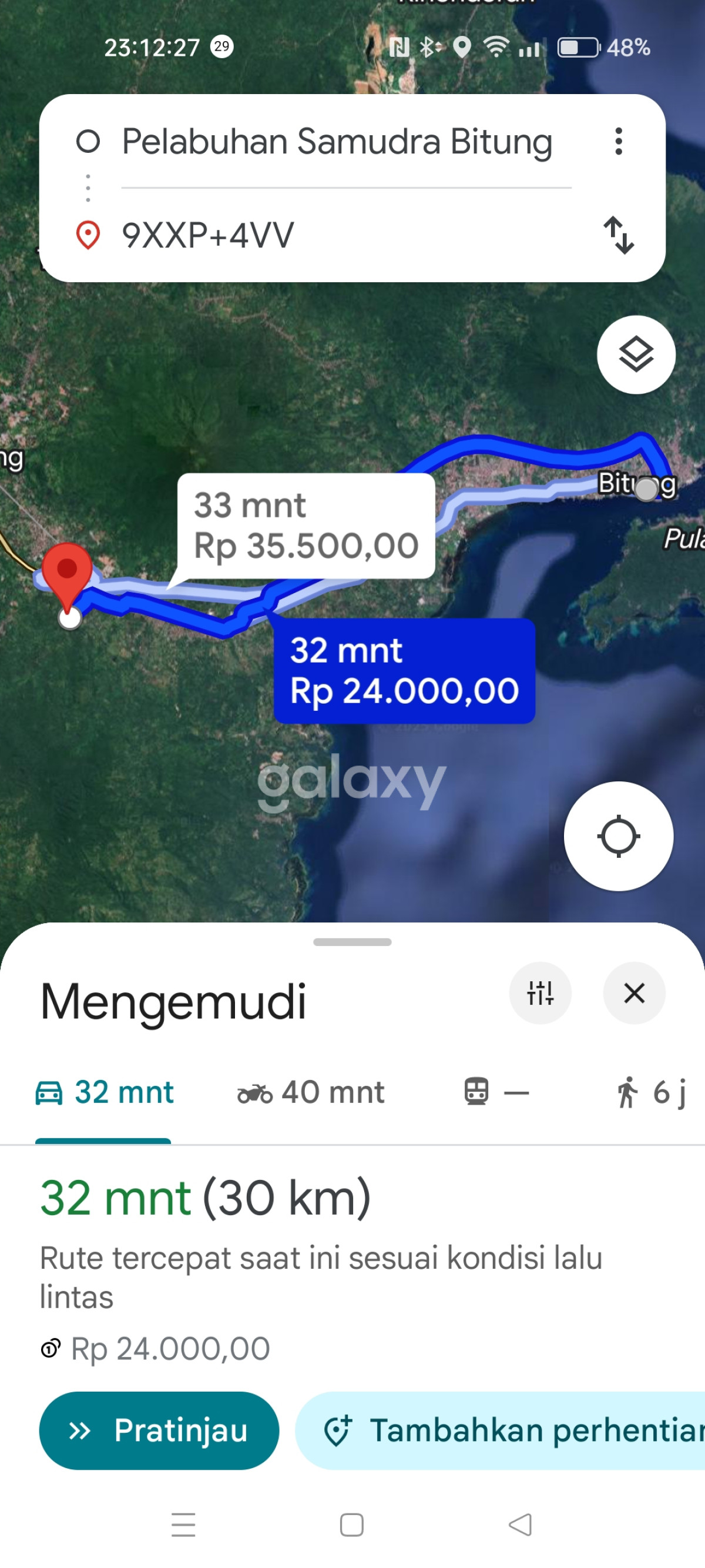 Lahan strategis dg 1 sumber mata air bisa diminum di Tumaluntung Minahasa Utara